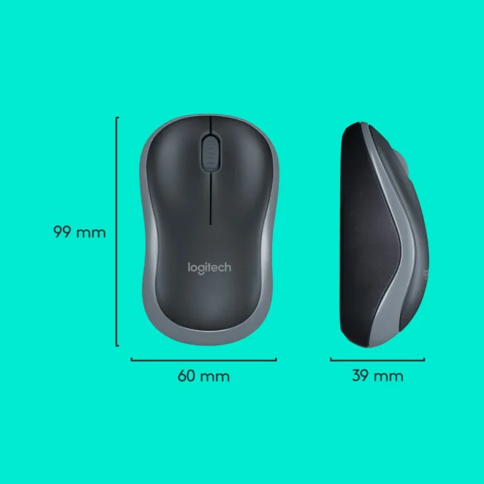 Logitech MK270 Wireless Desktop Set - 920-004508 - Full-Size Black Keyboard & Mouse, 2.4GHz RF, US QWERTY — image 8