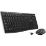 Logitech MK270 Wireless Desktop Set - 920-004508 - Full-Size Black Keyboard & Mouse, 2.4GHz RF, US QWERTY