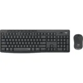 Logitech MK295 Silent Wireless Combo - MK295 - Full-size Wireless Keyboard & Silent Mouse, Graphite