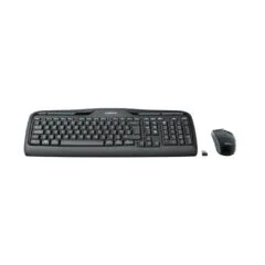Logitech MK330 Wireless Keyboard & Mouse Combo - 920-008533 - Black, German QWERTZ, Full-size, 2.4GHz USB