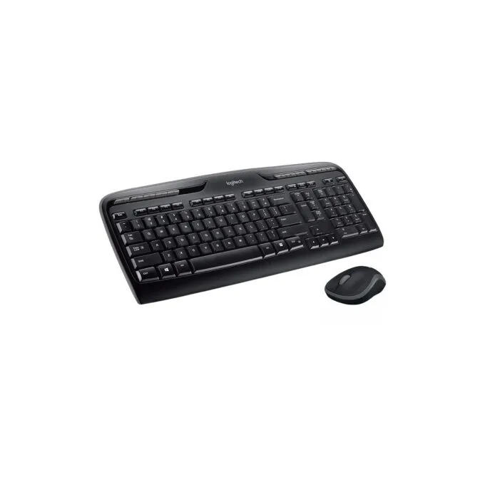 Logitech MK330 Wireless Keyboard & Mouse Combo - UK QWERTY - 2.4 GHz Nano Receiver - Black — image 2