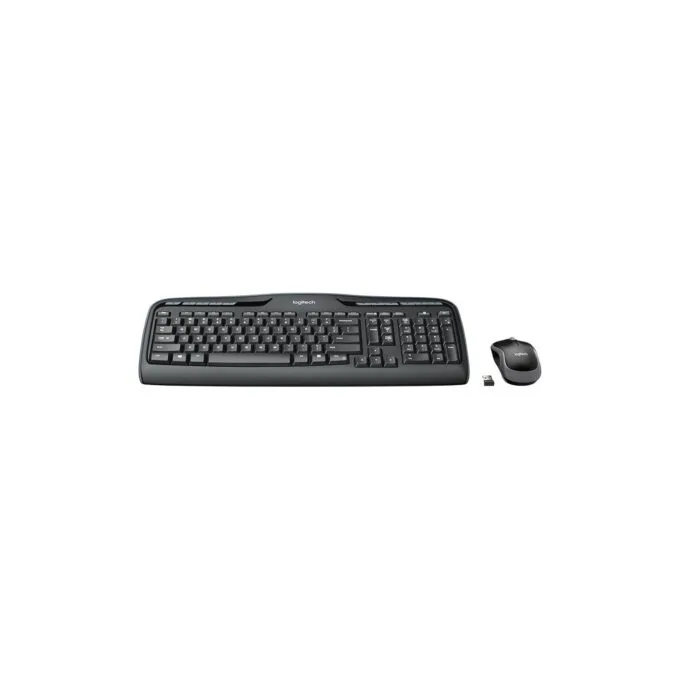 Logitech MK330 Wireless Keyboard & Mouse Combo - UK QWERTY - 2.4 GHz Nano Receiver - Black — image 4
