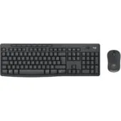 Logitech MK370 Combo for Business - MK370 - Wireless AZERTY Full-size Keyboard & Ambidextrous Mouse, Graphite