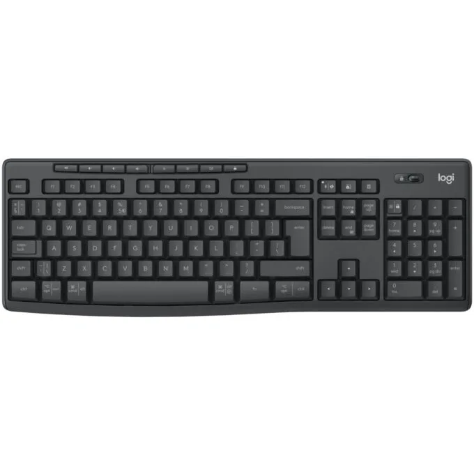 Logitech MK370 Wireless Keyboard & Mouse Combo - Graphite, US Layout, Bluetooth, Full-Size — image 3