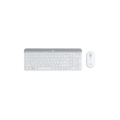 Logitech MK470 Wireless Slim Keyboard & Mouse Combo - 920-009189 - White, German QWERTZ, 2.4 GHz