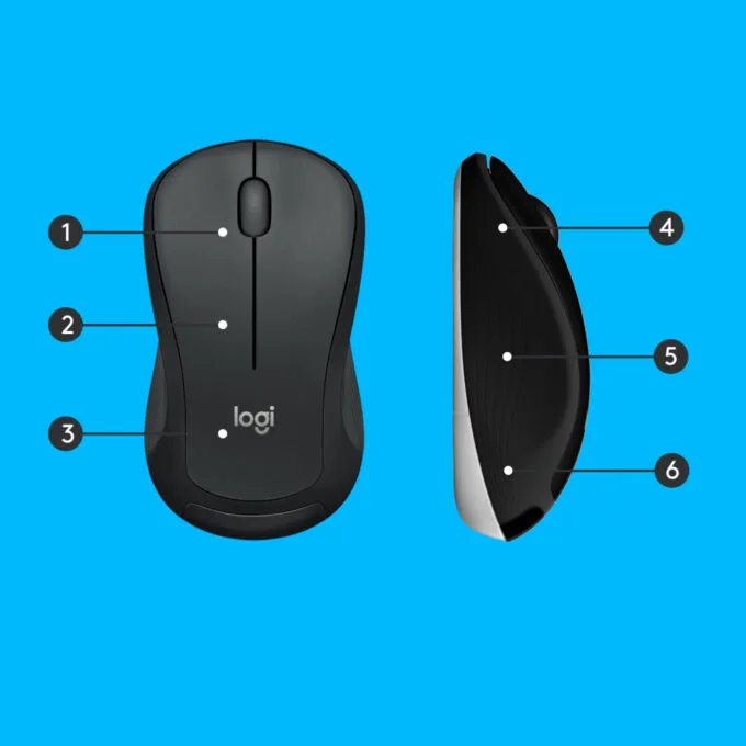 Logitech MK540 Advanced - Wireless Keyboard & Mouse Set - Black, Swiss QWERTZ, 2.4 GHz — image 8