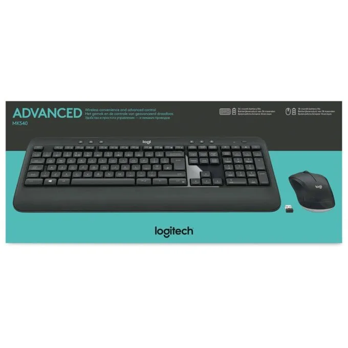 Logitech MK540 - MK540 - RF Wireless AZERTY Belgium Black/White — image 10