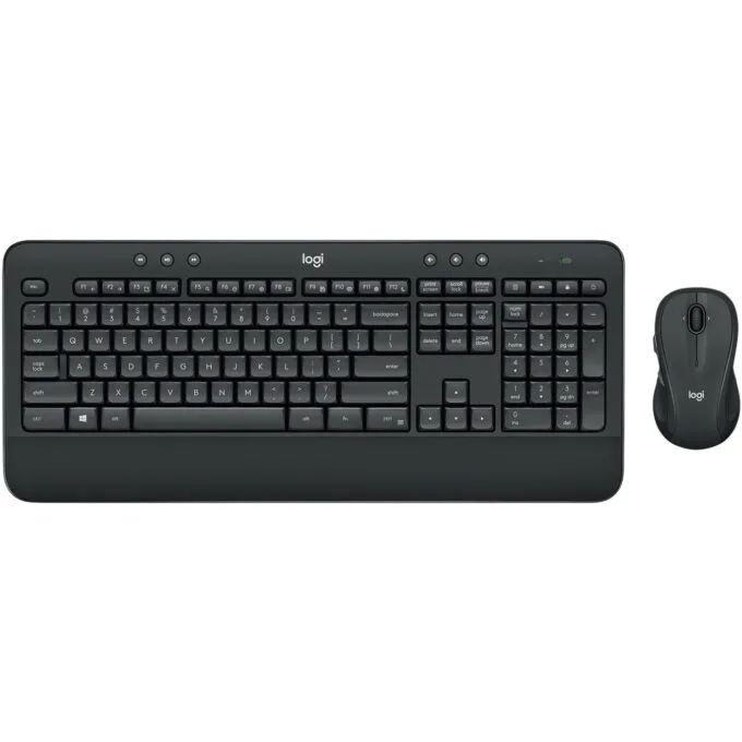 Logitech MK545 Advanced Wireless Desktop Set - MK545 - Full-size Wireless Keyboard & Mouse, Black, US QWERTY — image 3