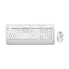 Logitech MK650 Wireless Keyboard & Mouse Combo - 920-011022 - White, German QWERTZ, Bluetooth 5.1, Full-size