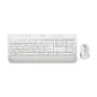 Logitech MK650 Wireless Keyboard & Mouse Combo - 920-011022 - White, German QWERTZ, Bluetooth 5.1, Full-size
