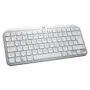 Logitech MX Keys Mini - Compact Wireless QWERTZ Keyboard - Pale Gray, LED Backlight, Bluetooth & Logi Bolt