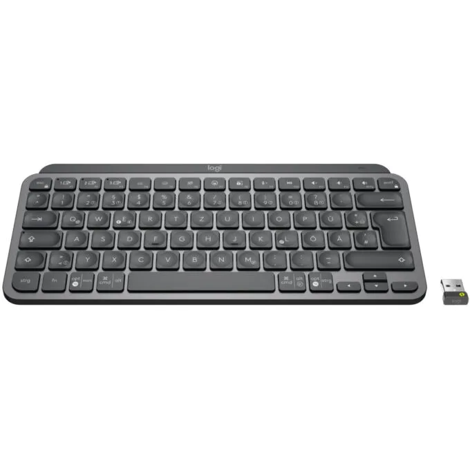 Logitech MX Keys Mini for Business - Graphite - Compact Wireless (Bluetooth & 2.4GHz), LED Backlight, German QWERTZ — image 2