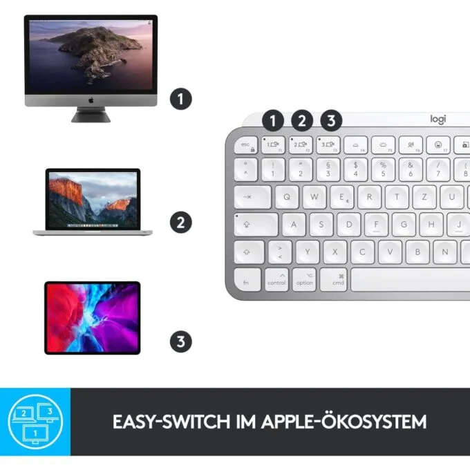 Logitech MX Keys Mini for Mac - Backlit keyboard with macOS legends — image 15