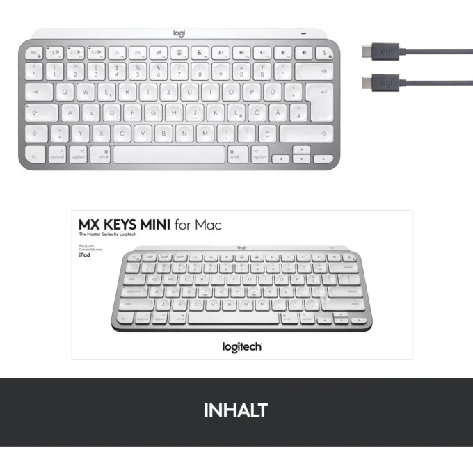 Logitech MX Keys Mini for Mac - Backlit keyboard with macOS legends — image 4