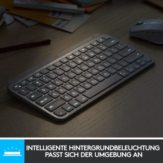 Logitech MX Keys Mini Graphite German QWERTZ LED Backlit Wireless - 920-010559 — image 16
