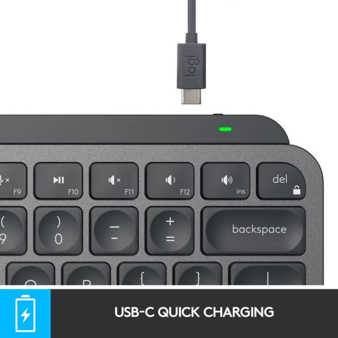Logitech MX Keys Mini Graphite German QWERTZ LED Backlit Wireless - 920-010559 — image 5