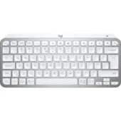 Logitech MX Keys Mini - Wireless Illuminated Compact Keyboard, Grey, 2.4GHz + Bluetooth, USB-C Rechargeable