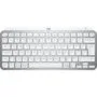 Logitech MX Keys Mini - Wireless Illuminated Compact Keyboard, Grey, 2.4GHz + Bluetooth, USB-C Rechargeable