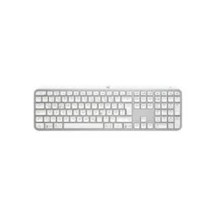 Logitech MX Keys S - 920-011566 - Wireless Pale Gray, German QWERTZ, Backlit, Rechargeable