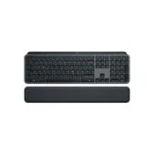Logitech MX Keys S Wireless Keyboard + MX Palm Rest - 920-011567 - Graphite, German QWERTZ, Bluetooth & 2.4GHz