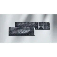 Logitech MX Mechanical Mini - Graphite - Low-Profile TKL Wireless Mechanical Keyboard (2.4 GHz & Bluetooth), White LED