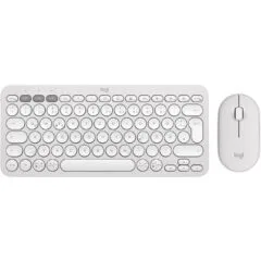 Logitech Pebble 2 Combo Set - 920-012204 - White Wireless German Layout