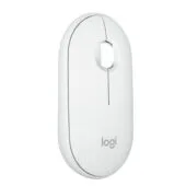 Logitech Pebble 2 M350s - 910-007013 - Wireless Bluetooth & 2.4GHz RF, Ambidextrous Silent Mouse, White, 4000 DPI