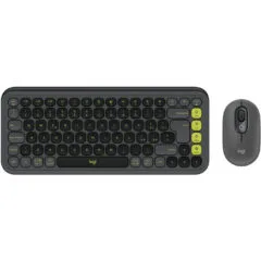 Logitech POP Icon Combo - Graphite - Wireless Bluetooth Mini QWERTY Keyboard (Italian) & Ambidextrous Mouse