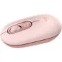 Logitech POP Mouse with emoji - ROSE - Pink, Ambidextrous, Bluetooth, 4 Buttons