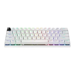 Logitech PRO X 60 TKL LIGHTSPEED - 920-011924 - White, 60% Mechanical (GX Brown), Lightspeed RF+Bluetooth, Per-key RGB