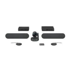 Logitech Rally Plus Kit - 960-001224 - 4K PTZ Conference Camera Kit, Black, 60 fps