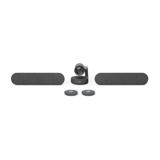 Logitech Rally Plus Kit - 960-001242 - Black, 4K Ultra HD PTZ group video conferencing system — image 1