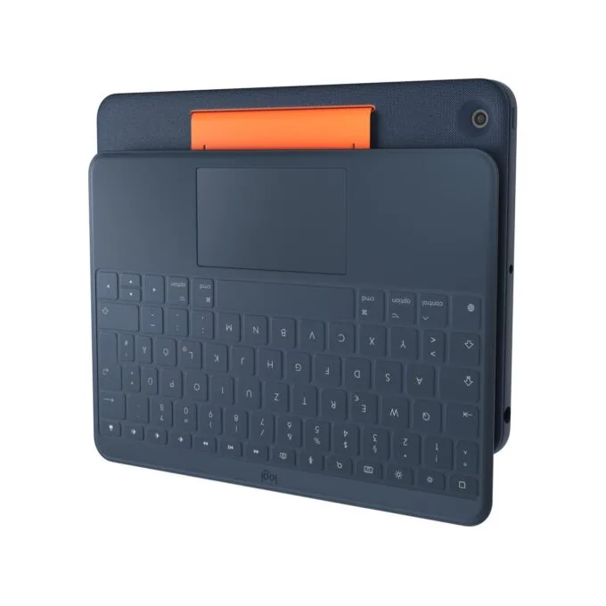 Logitech Rugged Combo 3 Touch - Blue - Rugged keyboard case with trackpad for iPad 7th-9th gen — image 2