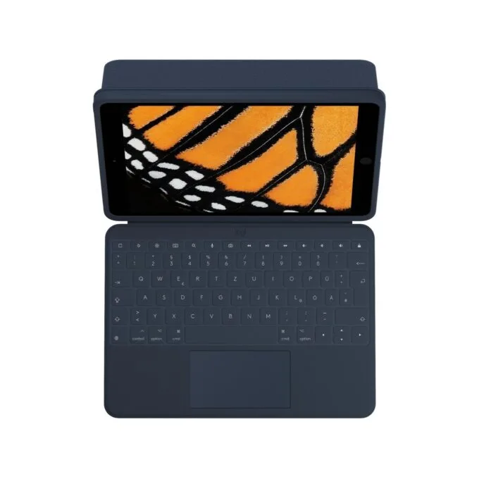 Logitech Rugged Combo 3 Touch - Blue - Rugged keyboard case with trackpad for iPad 7th-9th gen — image 5