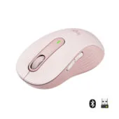 Logitech Signature M650 - 910-006237 - Pink Right-Hand Ergonomic Silent Wireless Mouse