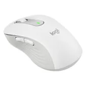 Logitech Signature M650 Large - White - Wireless Right-Hand Office Mouse, 4000 DPI, Bluetooth & Logi Bolt