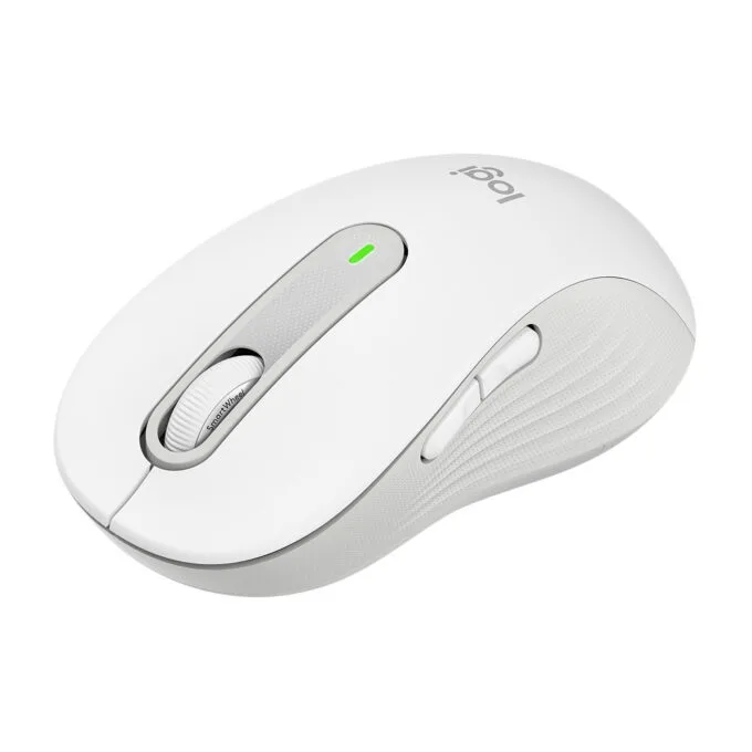 Logitech Signature M650 Large - White - Wireless Right-Hand Office Mouse, 4000 DPI, Bluetooth & Logi Bolt — image 6
