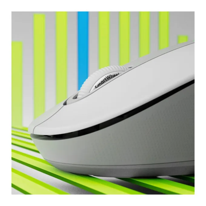 Logitech Signature M650 Left-Hand Wireless Mouse - 910-006240 - White, Silent Click, RF + Bluetooth, AA Battery — image 2