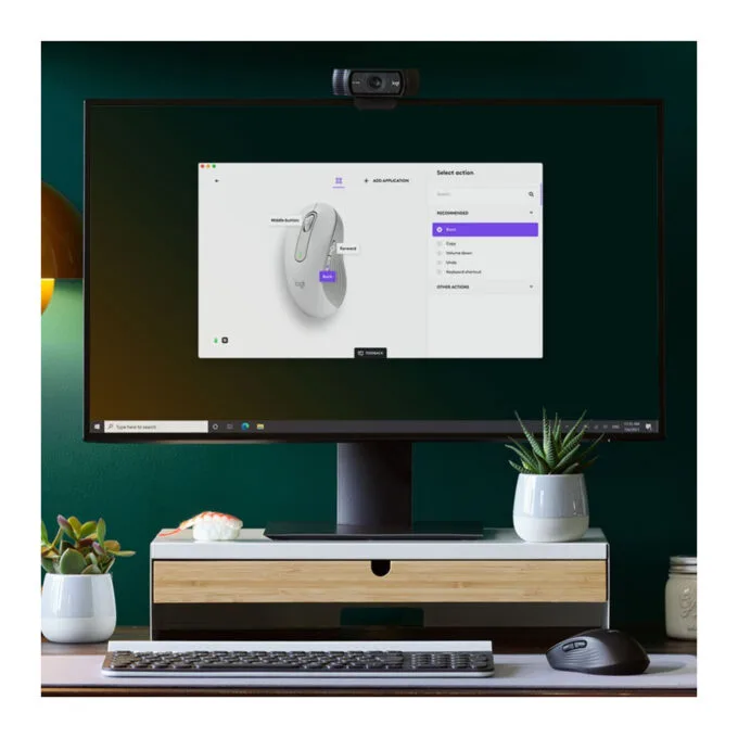 Logitech Signature M650 Left-Hand Wireless Mouse - 910-006240 - White, Silent Click, RF + Bluetooth, AA Battery — image 4