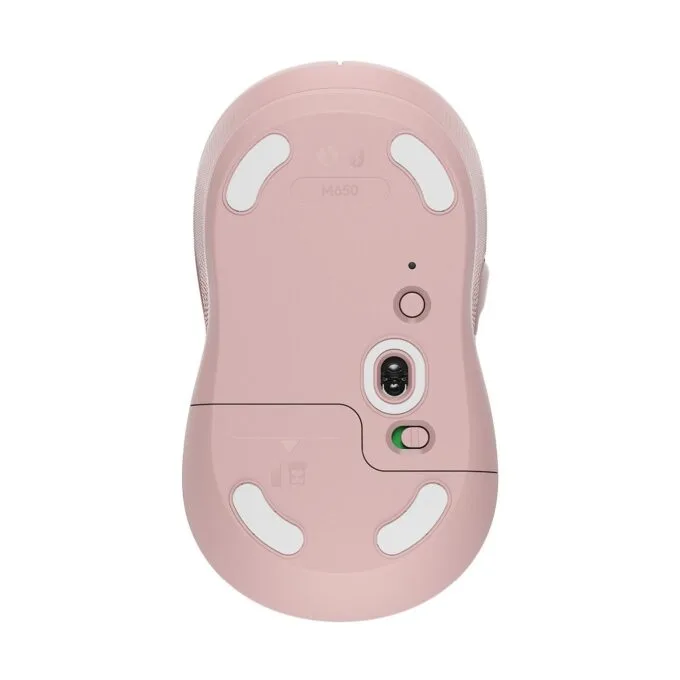 Logitech Signature M650 Mouse - M650 - Rose, 5-button, wireless, BT & 2.4 GHz with Bolt USB receiver — image 5