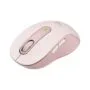 Logitech Signature M650 Mouse - M650 - Rose, 5-button, wireless, BT & 2.4 GHz with Bolt USB receiver