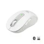 Logitech Signature M650 Wireless Mouse - Right-Hand Ergonomic, White, Bluetooth, 4000 DPI, AA Battery