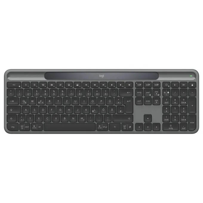 Logitech Signature Slim Solar+ K980 QWERTZ DE Wireless Keyboard — image 1