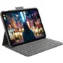 Logitech Slim Folio for iPad (10th Gen) - 920-011424 - Oxford Grey, Wireless Bluetooth Keyboard Case