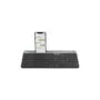 Logitech Slim Multi-Device Wireless Keyboard - K580 - Full-Size, RF (Unifying) + Bluetooth, Graphite