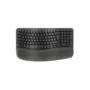 Logitech Wave Keys for Business - 920-012327 - Wireless Graphite, German QWERTZ, Bluetooth 5.1, 256KB Memory, Ergonomic