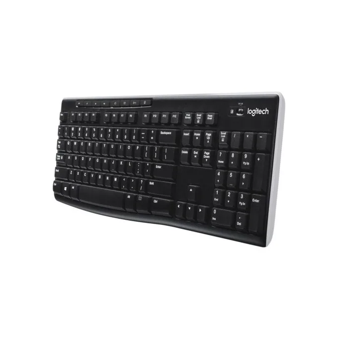 Logitech Wireless Keyboard - K270 - Wireless, 2.4 GHz, 100% Full-size, Windows — image 2