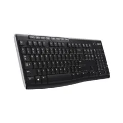Logitech Wireless Keyboard - K270 - Wireless, 2.4 GHz, 100% Full-size, Windows