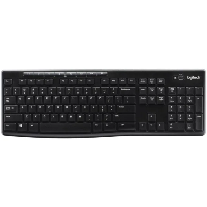 Logitech Wireless Keyboard - K270 - Wireless, 2.4 GHz, 100% Full-size, Windows — image 4