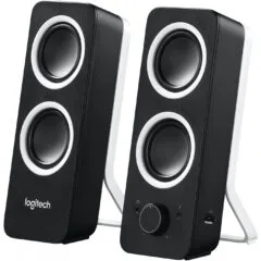 Logitech Z200 2.0 Stereo Speakers - Midnight Black - Wired PC Speakers, 5W RMS, 3.5mm Jack